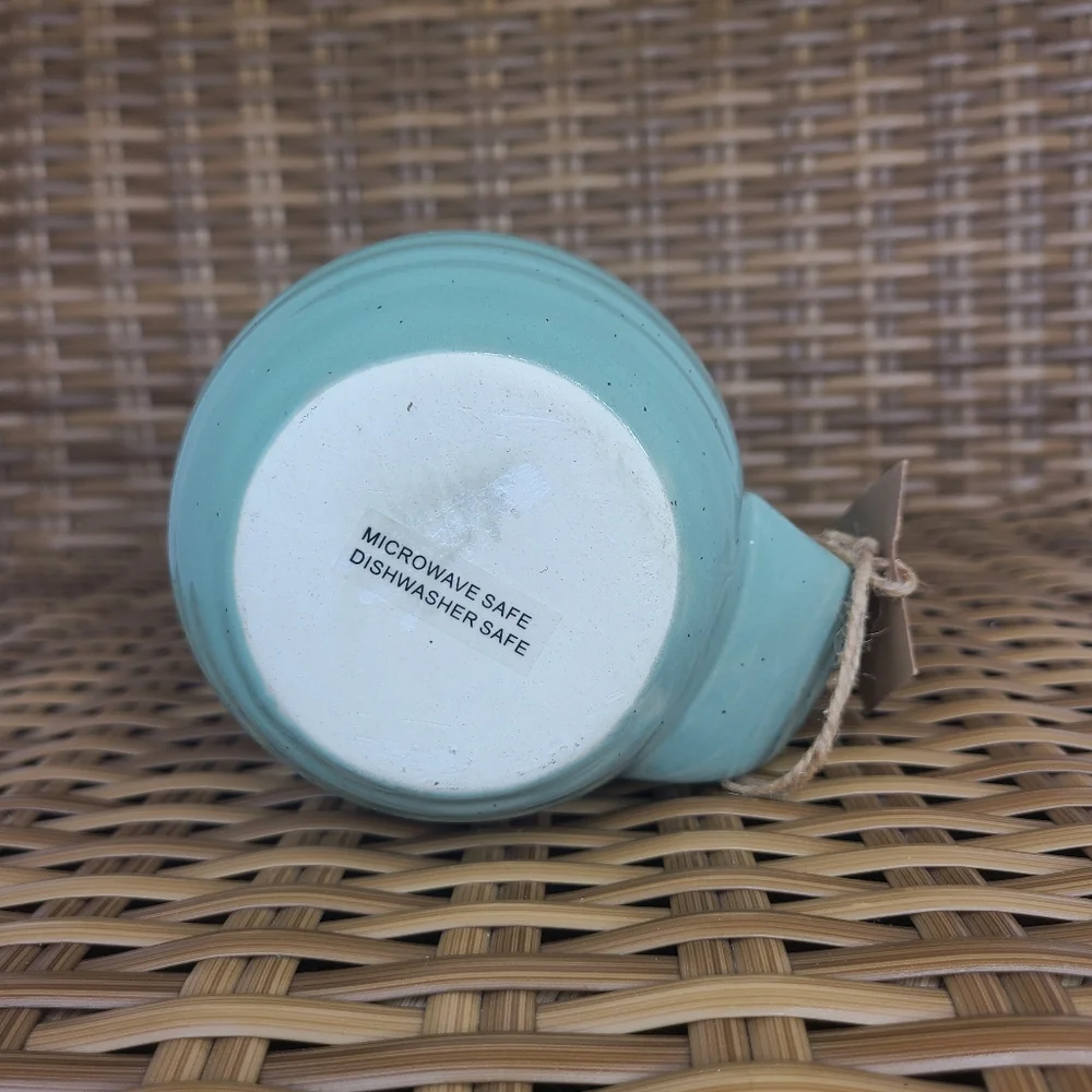 Mug Ceramic Coffee Tea Cup Light Blue New - Picture 7 of 7